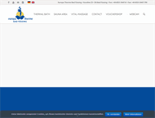 Tablet Screenshot of europatherme.de